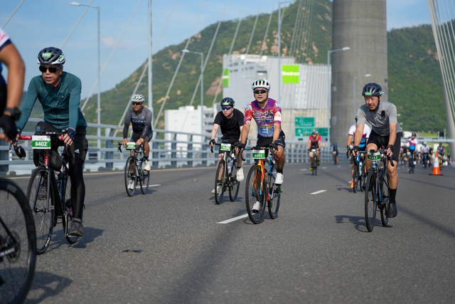 241013 0855 Cyclothon 昂船洲大橋