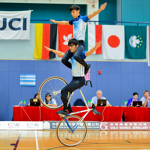 香港室內花式單車代表隊 林子軒、林子樑